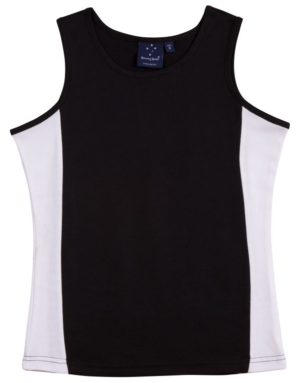 Ladies Truedry Contrast Singlet - Image 3