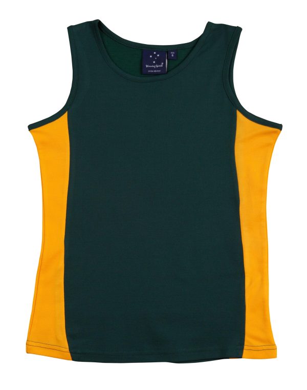 Ladies Truedry Contrast Singlet - Image 4