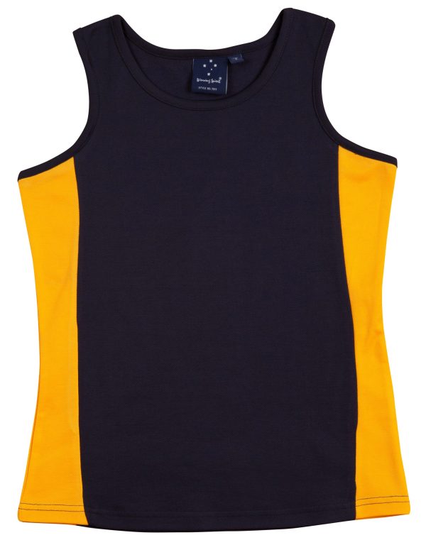 Ladies Truedry Contrast Singlet - Image 6