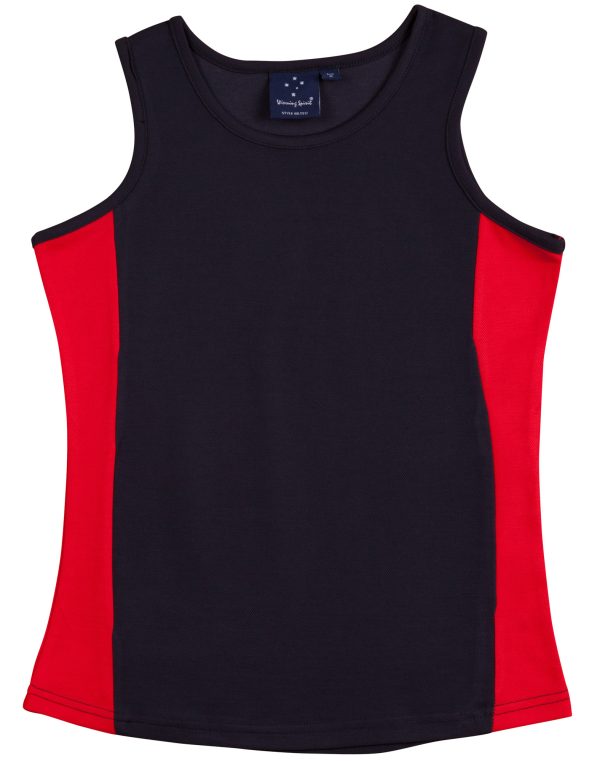 Ladies Truedry Contrast Singlet - Image 7