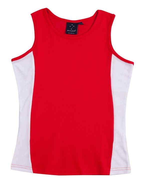 Ladies Truedry Contrast Singlet - Image 9