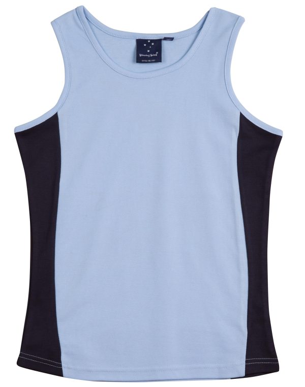 Ladies Truedry Contrast Singlet - Image 10