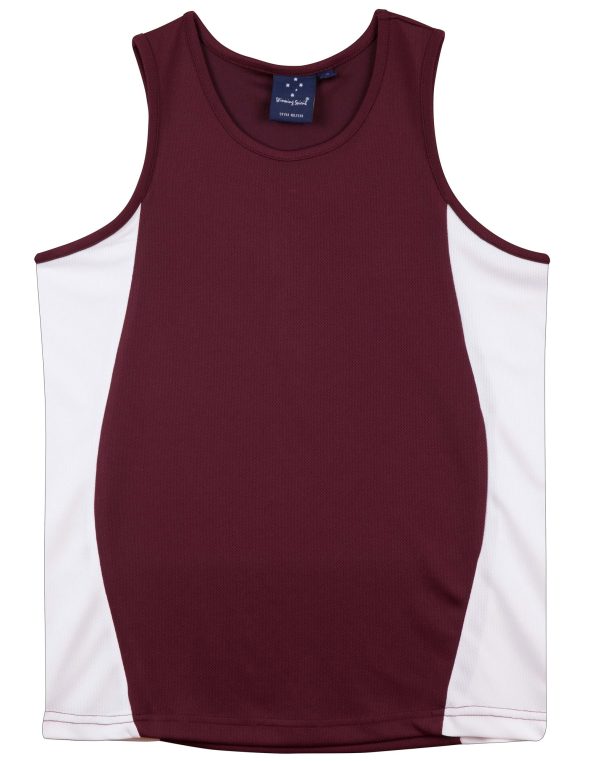 Men's Cooldry Contrast Mesh Singlet - Image 5