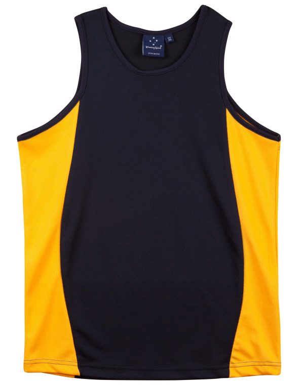 Men's Cooldry Contrast Mesh Singlet - Image 6