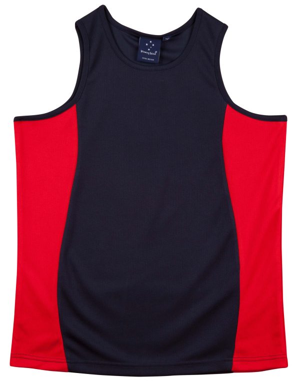 Men's Cooldry Contrast Mesh Singlet - Image 7