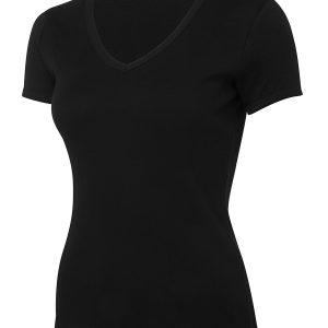 JB'S LADIES V-NECK RIB TEE