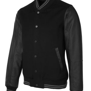 JB'S ART LEATHER BASEBALL JACKET