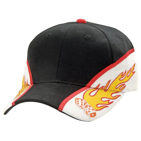 Flaming Dice Cap