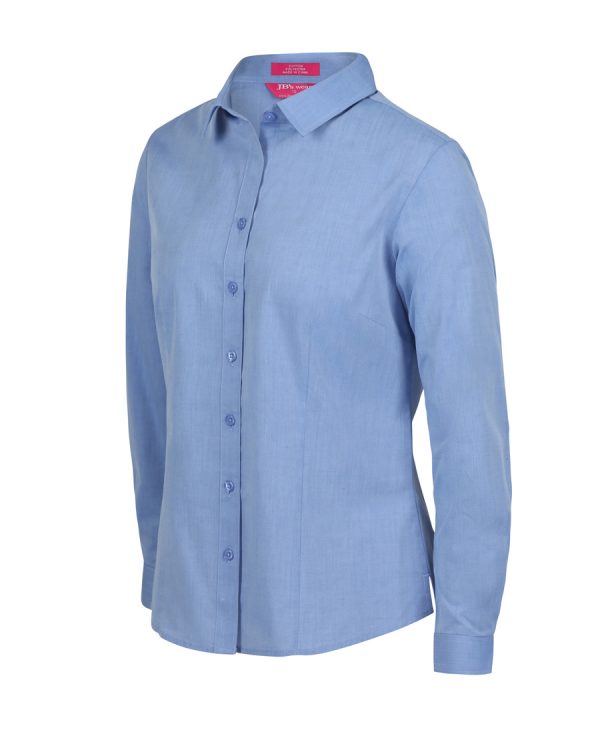 JB's LADIES CLASSIC L/S FINE CHAMBRAY SHIRT