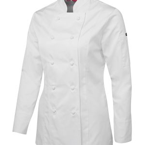 JB'S LADIES L/S CHEF'S JACKET