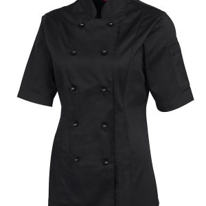 JB'S LADIES S/S CHEF'S JACKET