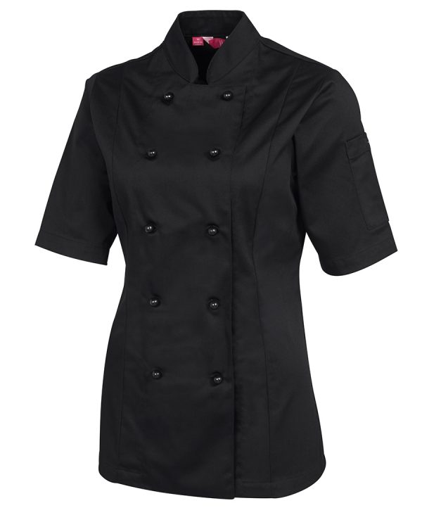 JB'S LADIES S/S CHEF'S JACKET