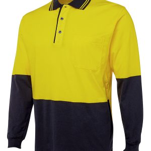 JB'S HI VIS L/S COTTON POLO