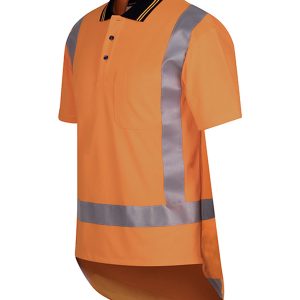 JB'S HI VIS (D+N) S/S NON CUFF TTMC-W TRADITIONAL POLO