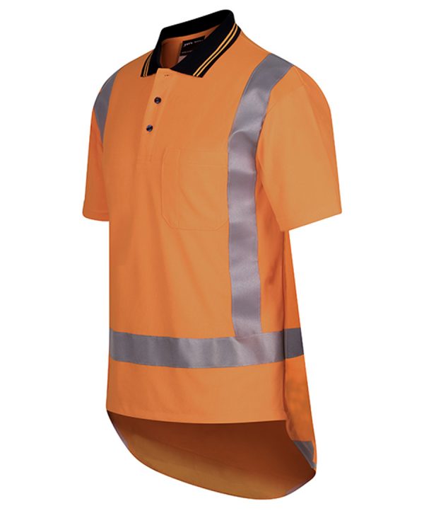 JB'S HI VIS (D+N) S/S NON CUFF TTMC-W TRADITIONAL POLO