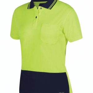 JB'S HI VIS LADIES S/S JACQUARD POLO