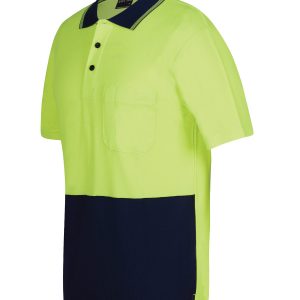 JB'S HI VIS S/S BAMBOO BACK POLO