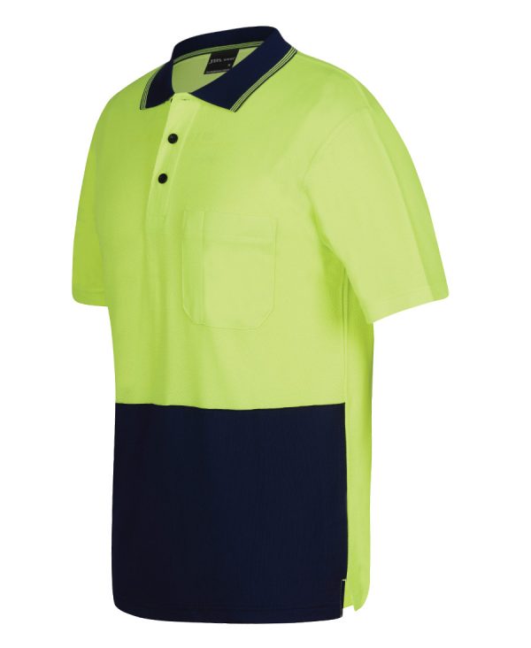 JB'S HI VIS S/S BAMBOO BACK POLO