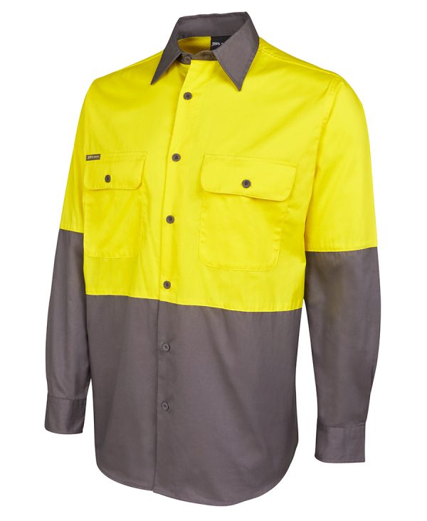 JB'S HI VIS L/S 150G SHIRT