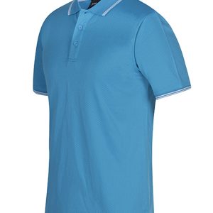 PODIUM JACQUARD CONTRAST POLO