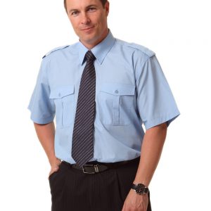 Man's Epaulette shirt ,short sleeve.