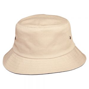 contrasting underbrim bucket hat