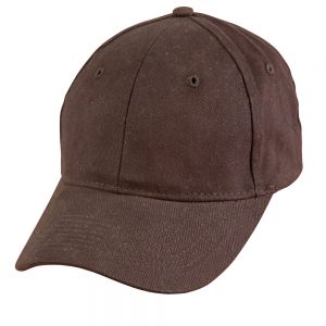 Heavy brushed cotton cap buckle on back