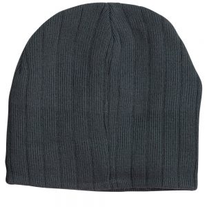 Cable Knit Beanie with Fleece Head Band