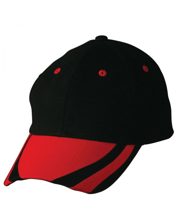 contrast peak structured cap.