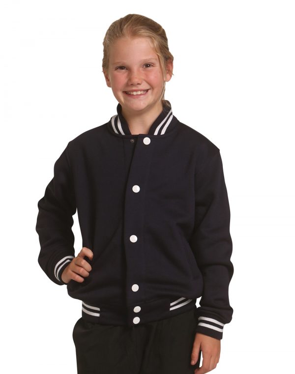 Kid's Fleece Varsity Jacket