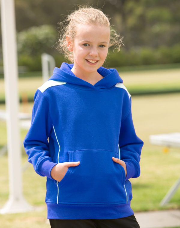 Kids' Kangaroo Pocket Contrast Hoodie