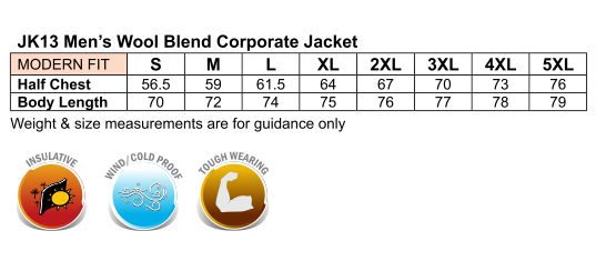 Men's Wool Blend Corporate Jacket