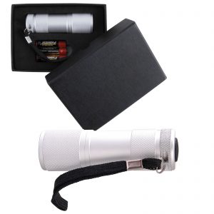 The Tube Silver Aluminium LED Torch