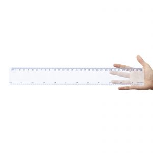 Transparent 30cm Premium Plastic Ruler