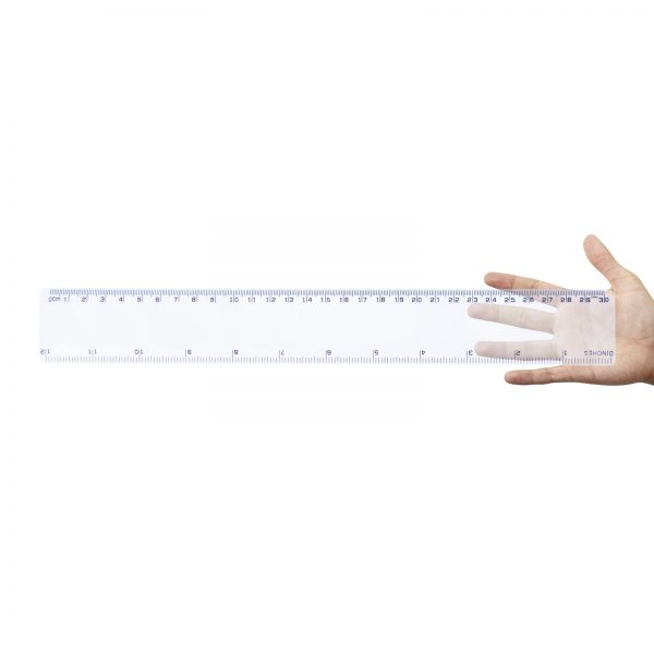 Transparent 30cm Premium Plastic Ruler
