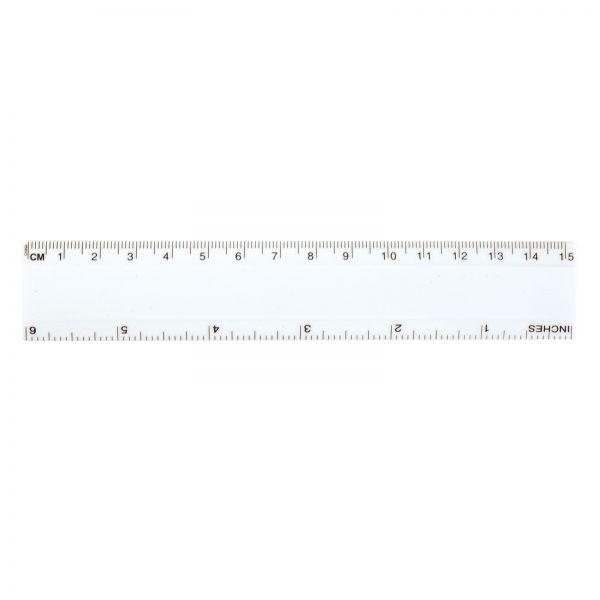 Plastic Ruler 15cm