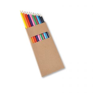 Coloured Full Length Colouring Pencils PK10