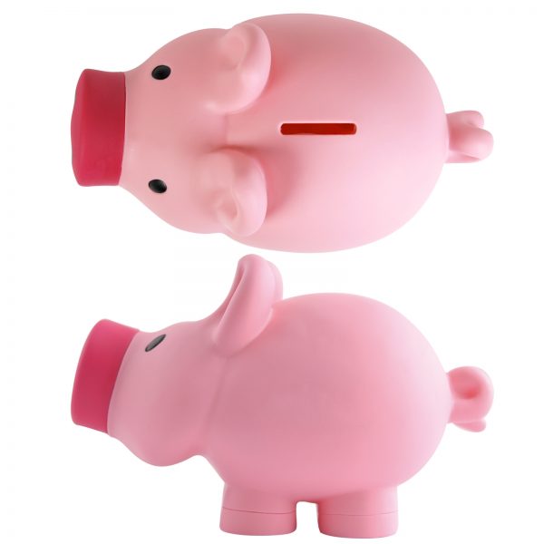 Priscilla Pig® (Pink) and Patrick Pig® (Blue) Coin Bank