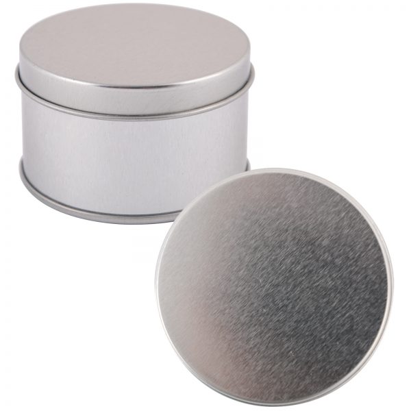 Silver Round Tin