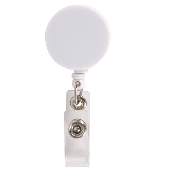 Retractable Name Badge Holder with Metal Clip