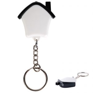 Mini House Flashlight Keytag