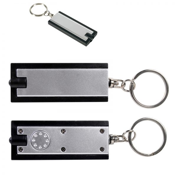 Rectangular Flashlight Keytag