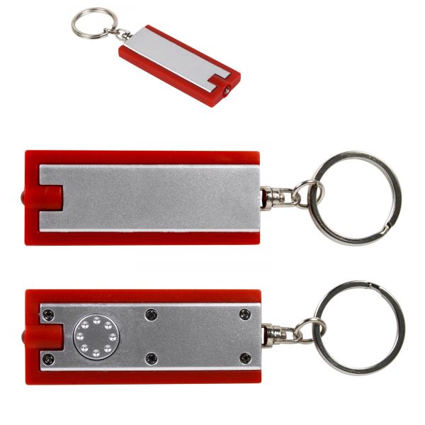 Rectangular Flashlight Keytag