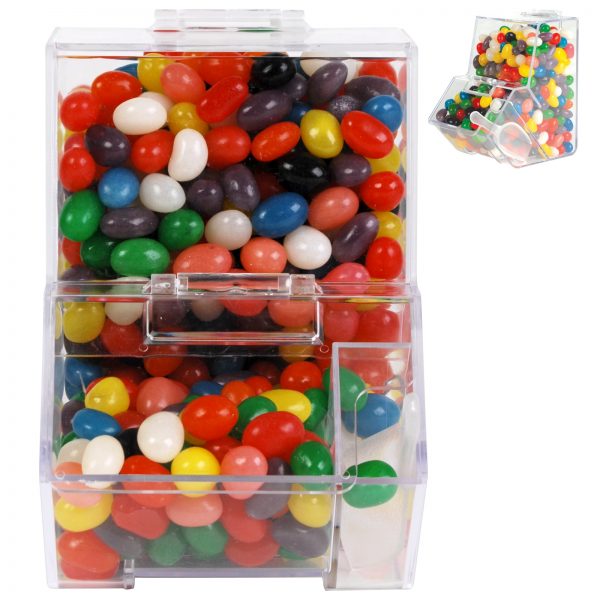Assorted Colour Mini Jelly Beans in Dispenser