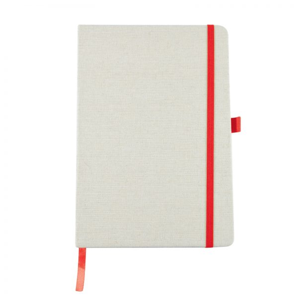 Civic A5 Linen Notebook with Elastic Closure