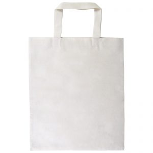 Short Handle Bamboo Tote Bag - 100 GSM