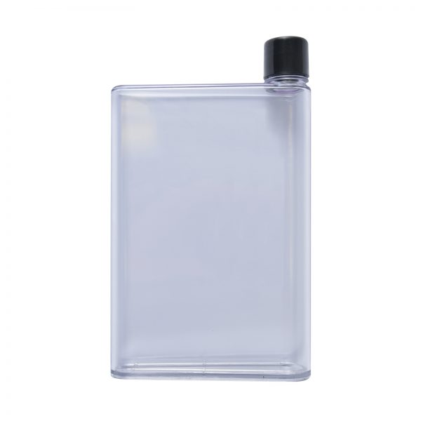 Transparent Flat Drink Bottle - 500ml