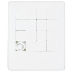 White Sliding Tile Puzzle