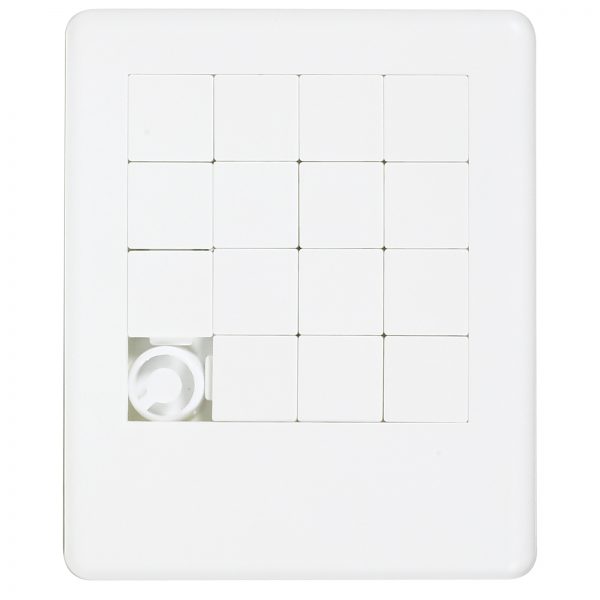 White Sliding Tile Puzzle