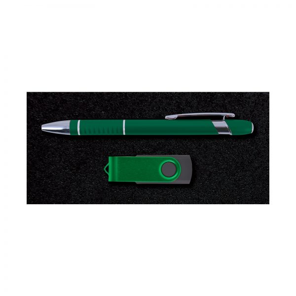 Style Gift Set - Miami Pen and Swivel Flash Drive